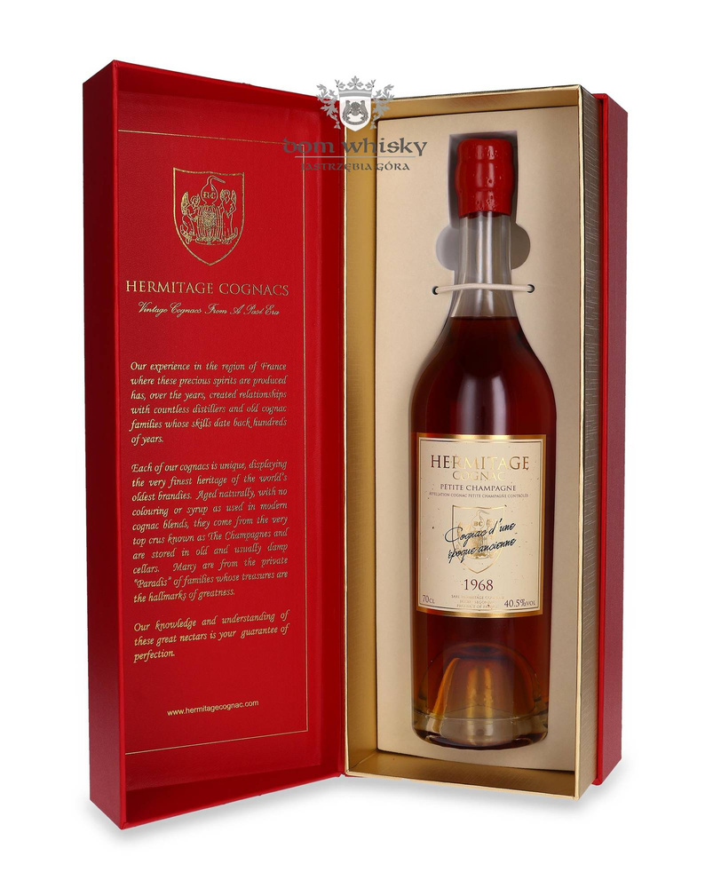 Cognac Hermitage 1968 Petite Champagne / 40,5% / 0,7l