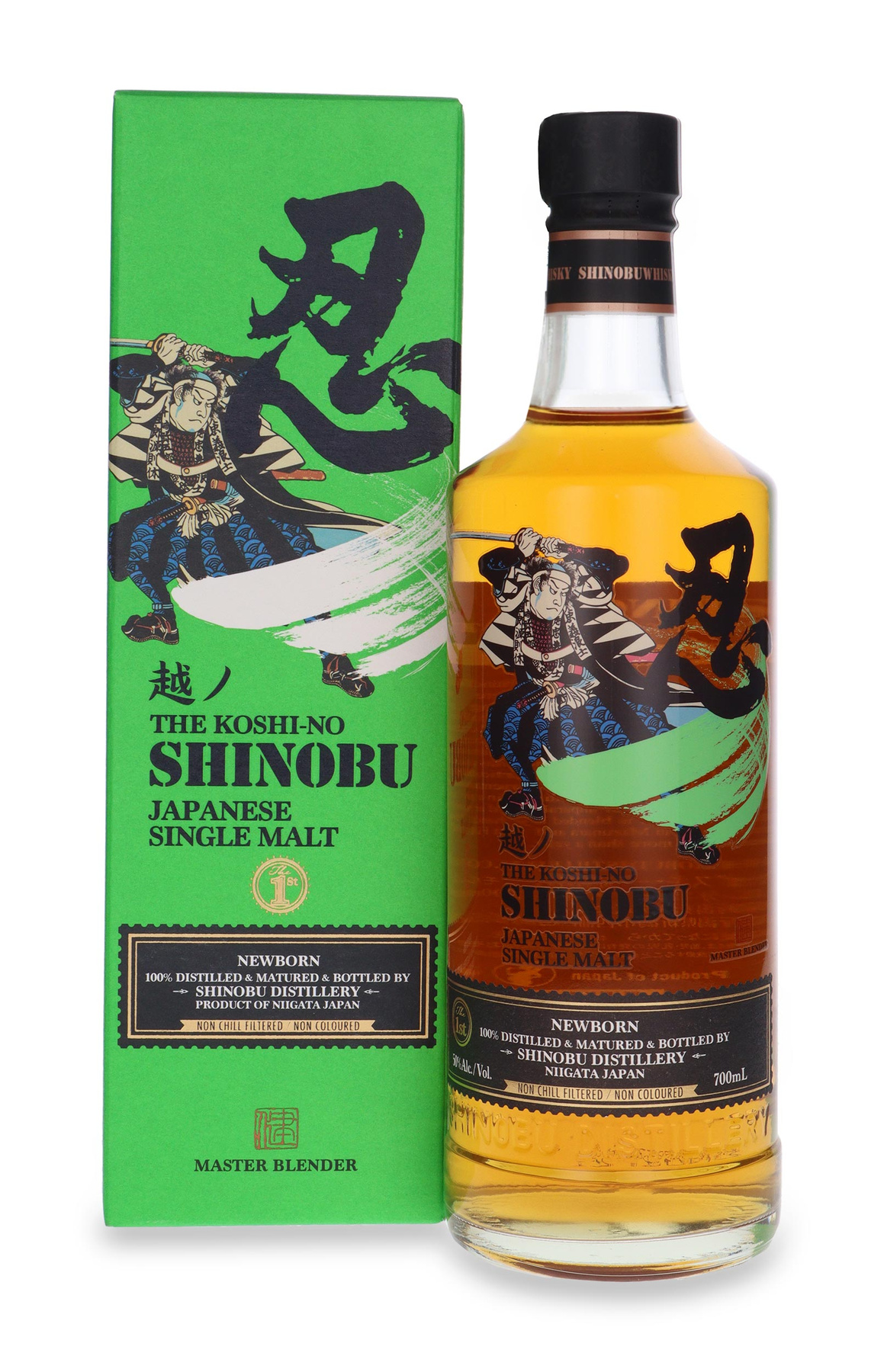 ウイスキー nobo The Koshi-No Shinobu Single Malt Newborn 50% Japonia Whisky