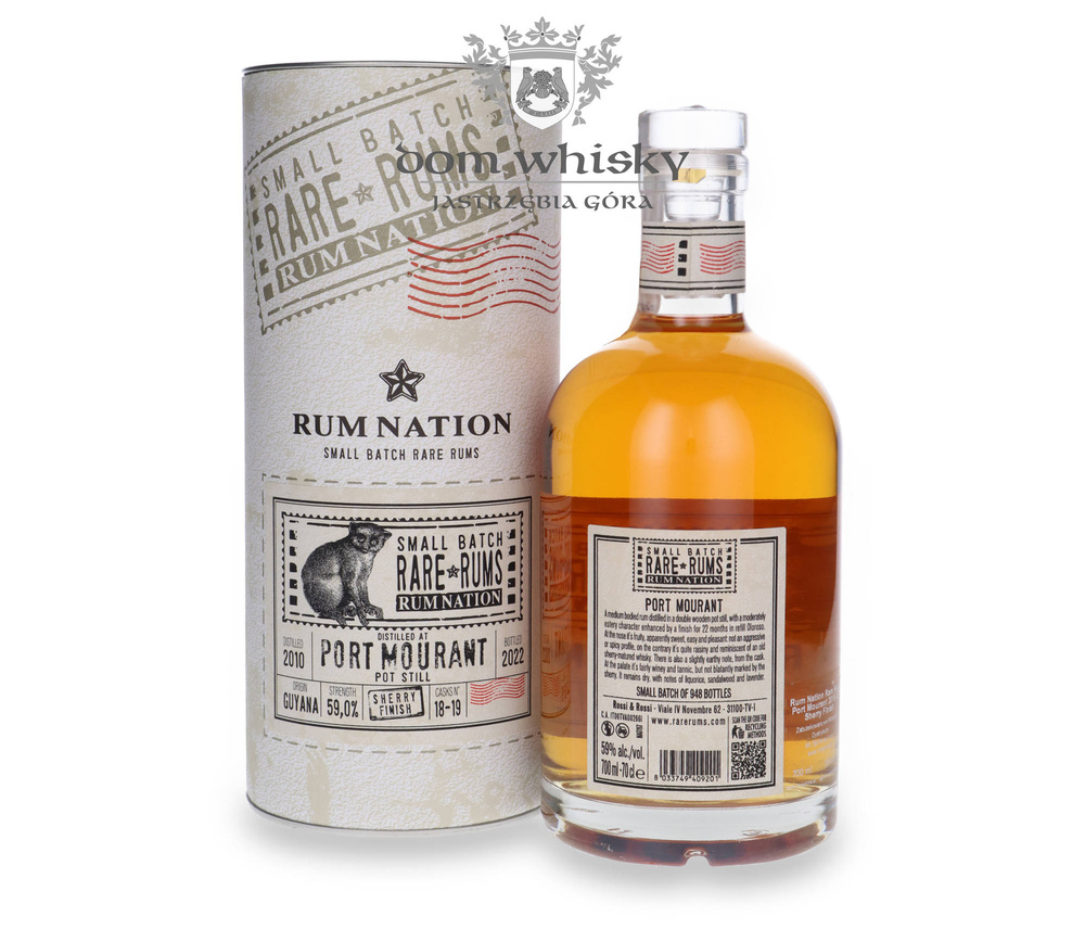 Rum Nation Rare Rums Port Mourant Guyana / 59% / 0,7l