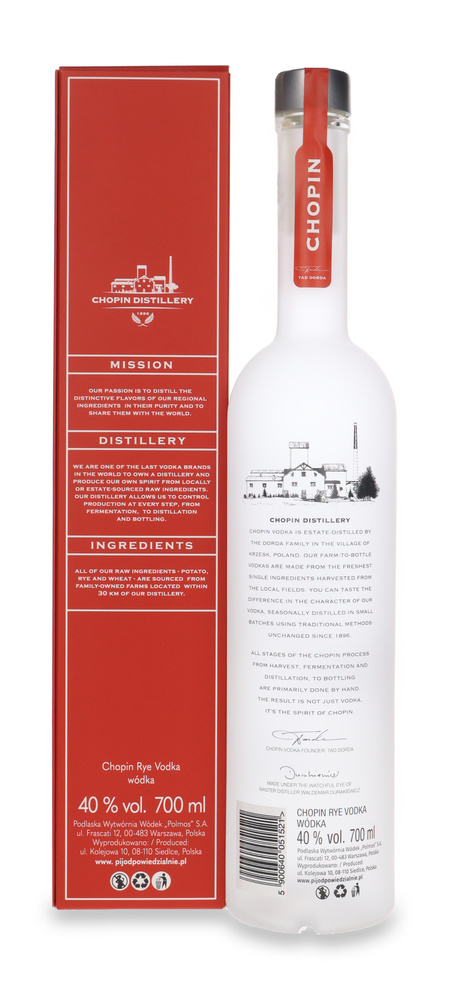 Chopin Rye Vodka / 40% / 0.7l