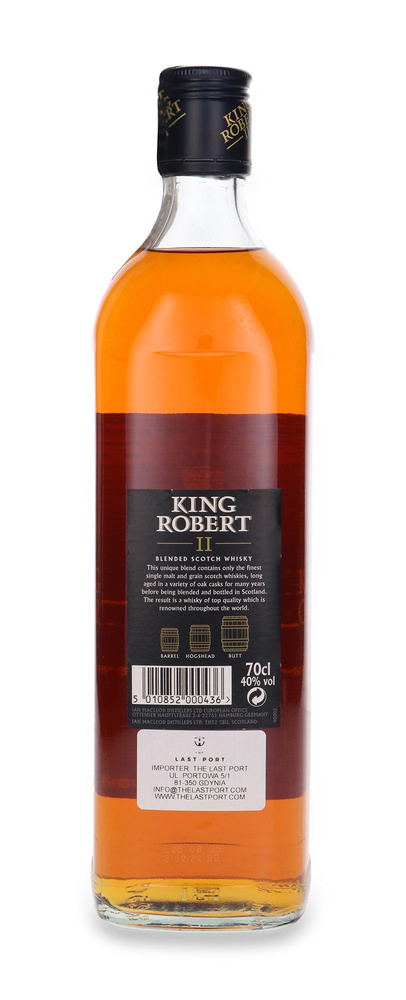 King Robert II Blended Scotch Whisky (Brak opakowania) / 40%/ 0,7l