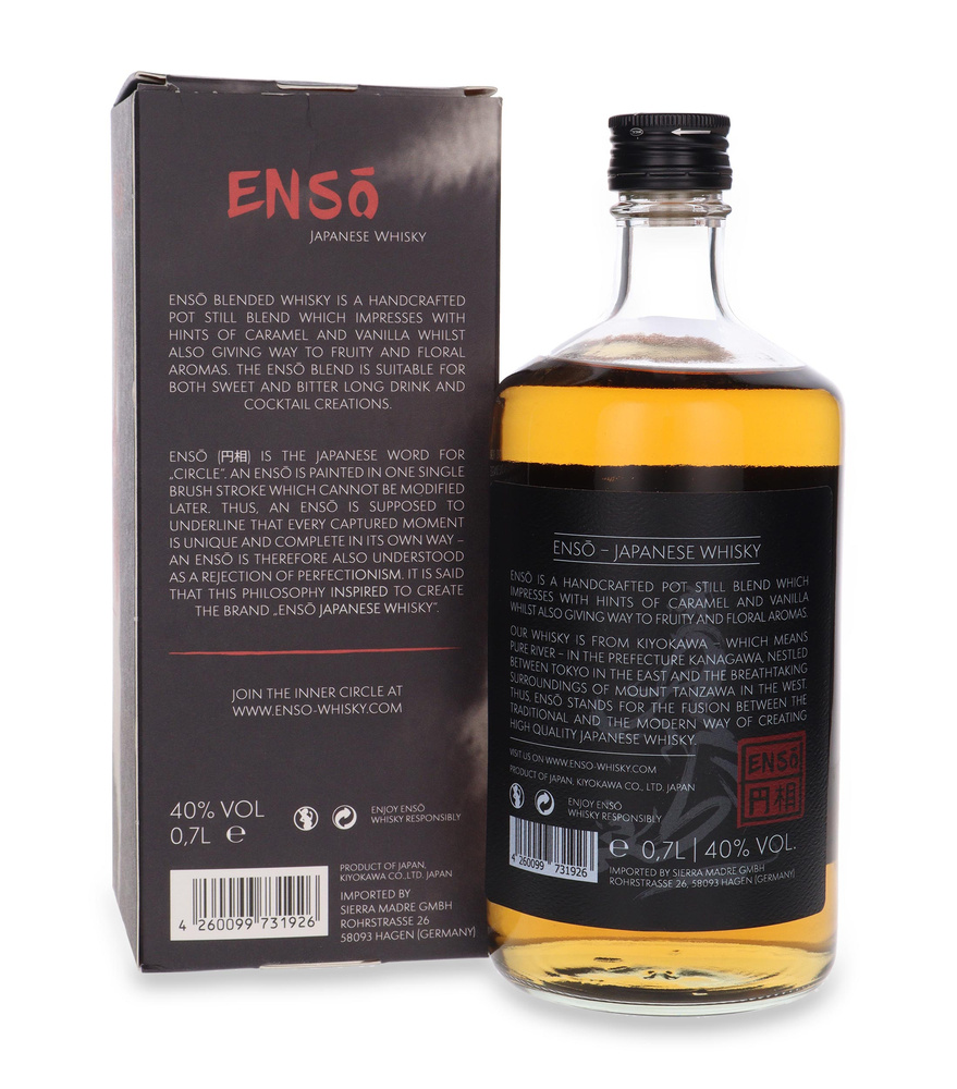 Ensō Blended Japanese Whiskey / 40%/ 0.7l