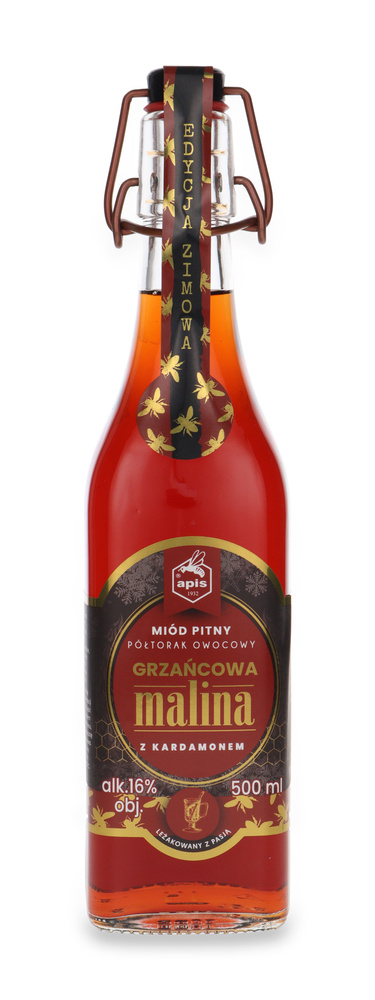 Mead Drinking Półtorak Mulled Raspberry with Cardamom / 16% / 0.5l