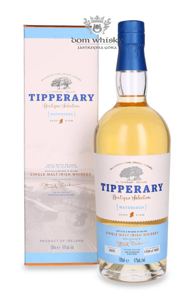 Tipperary Watershed Single Malt Irish Whiskey / 47% / 0.7l