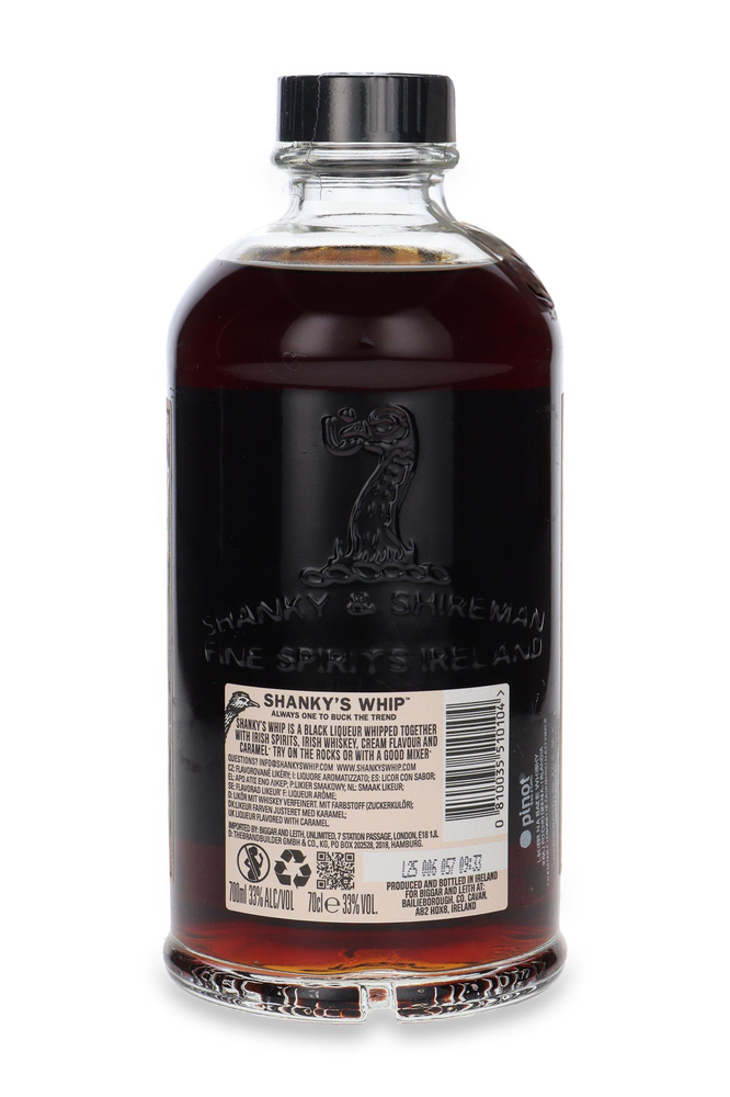 Shanky's Whip Made In Ireland Liqueur / 33% / 0.7l