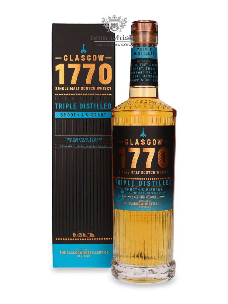 Glasgow 1770 Triple Distilled Release No.1 / 46% / 0,7l