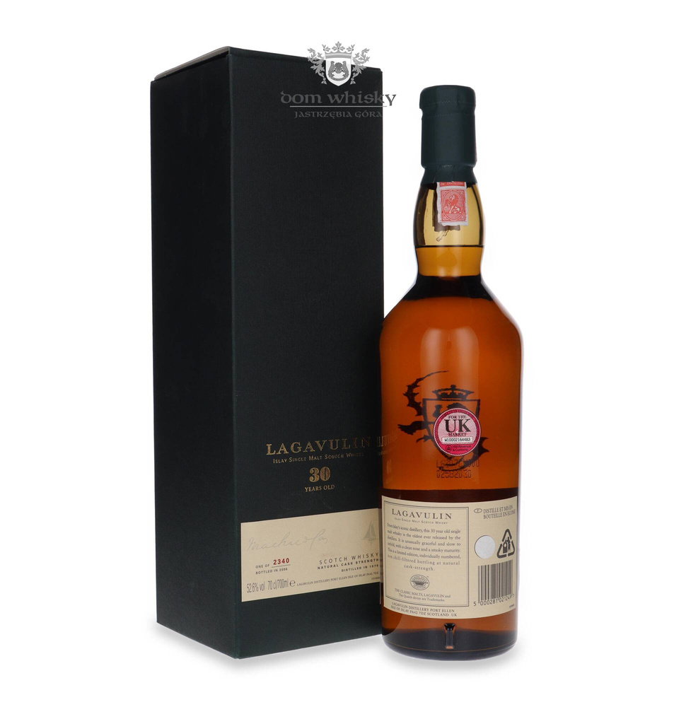 Lagavulin 30-letni (D.1976, B.2006) /52,6%/0,7l