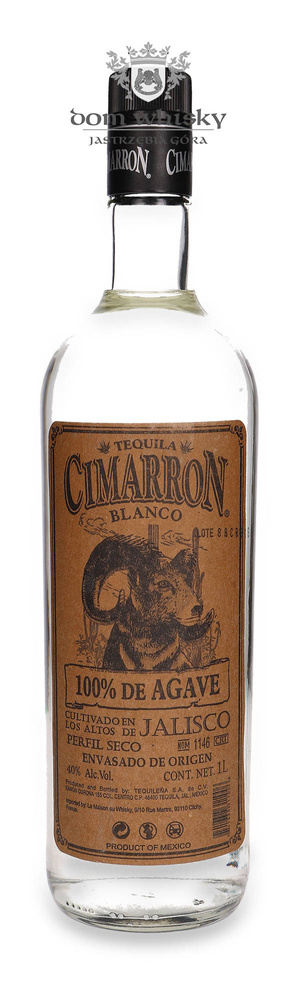 Tequila Cimarron Blanco 100% Agave / 40% / 1,0l