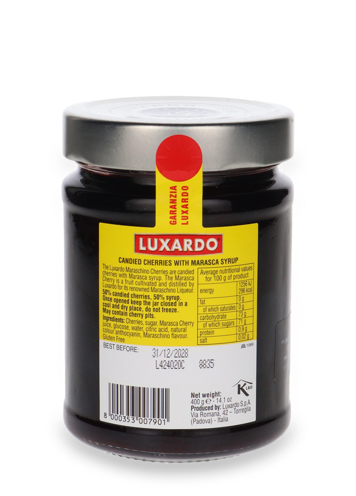 Luxardo cocktail cherries 400g (The Original Cherries)