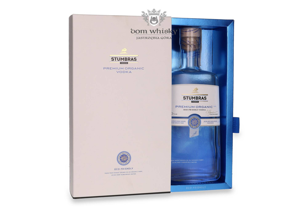 Stumbras Premium Organic Vodka /box/ 40% / 0.7l