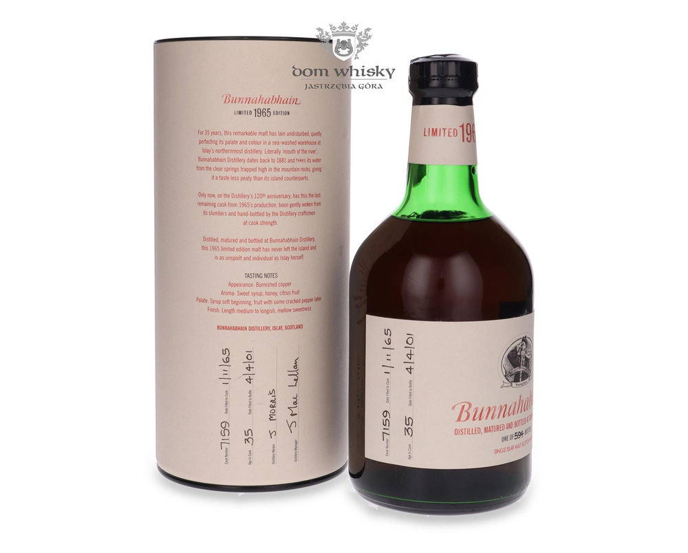Bunnahabhain 35-year-old (D.1965, B.2001) Fèis Ìle Edition / 53.9%/ 0.7l