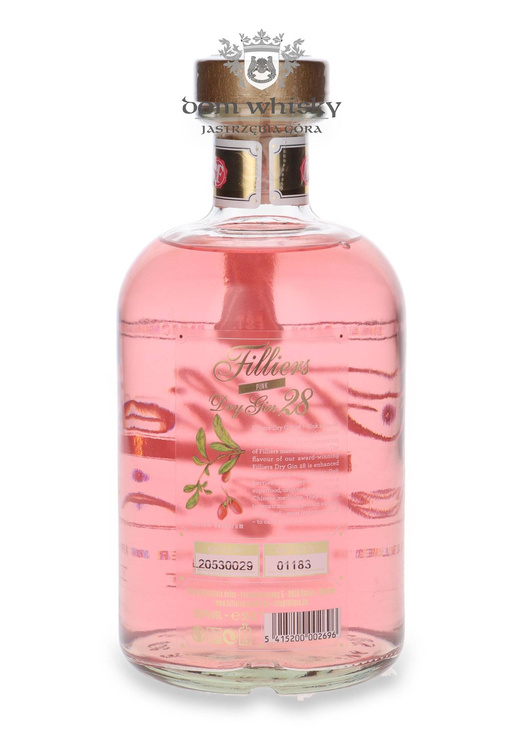 Filliers Dry Gin 28 Pink (Belgia) / 37,5%/ 0,5l