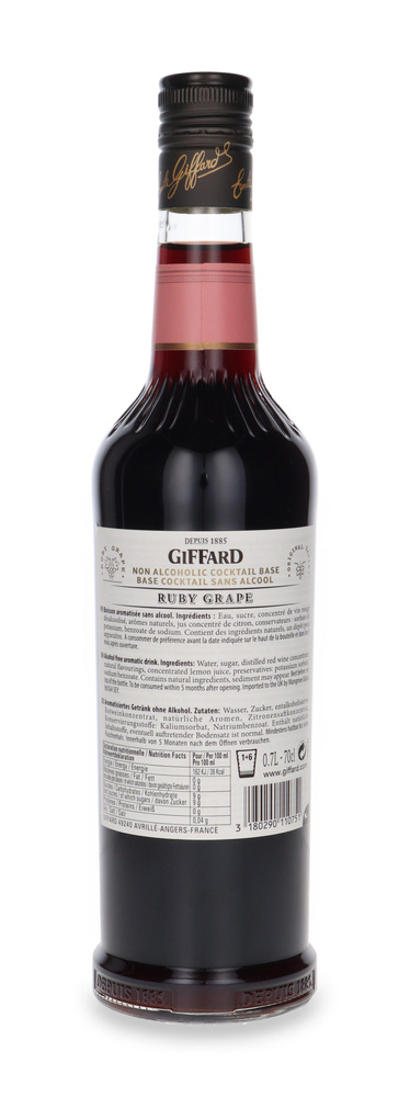 Baza do koktajli Giffard Ruby Grape 0% 0,7L