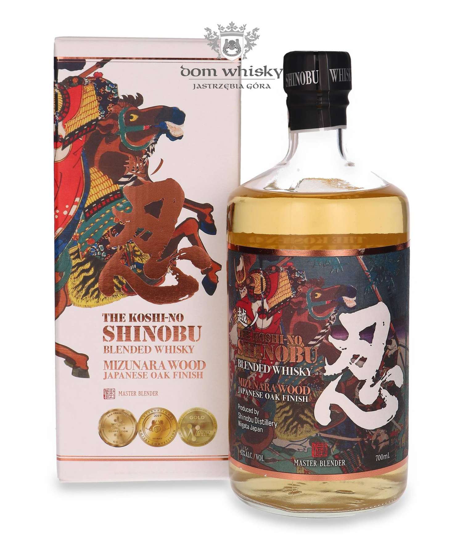 The Koshi-No Shinobu Blended Whisky Mizunara 43% 0,7l