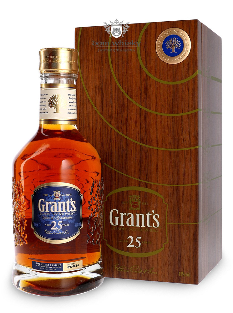 Grant's 25-year-old (Wooden Box) / 40% / 0.7l