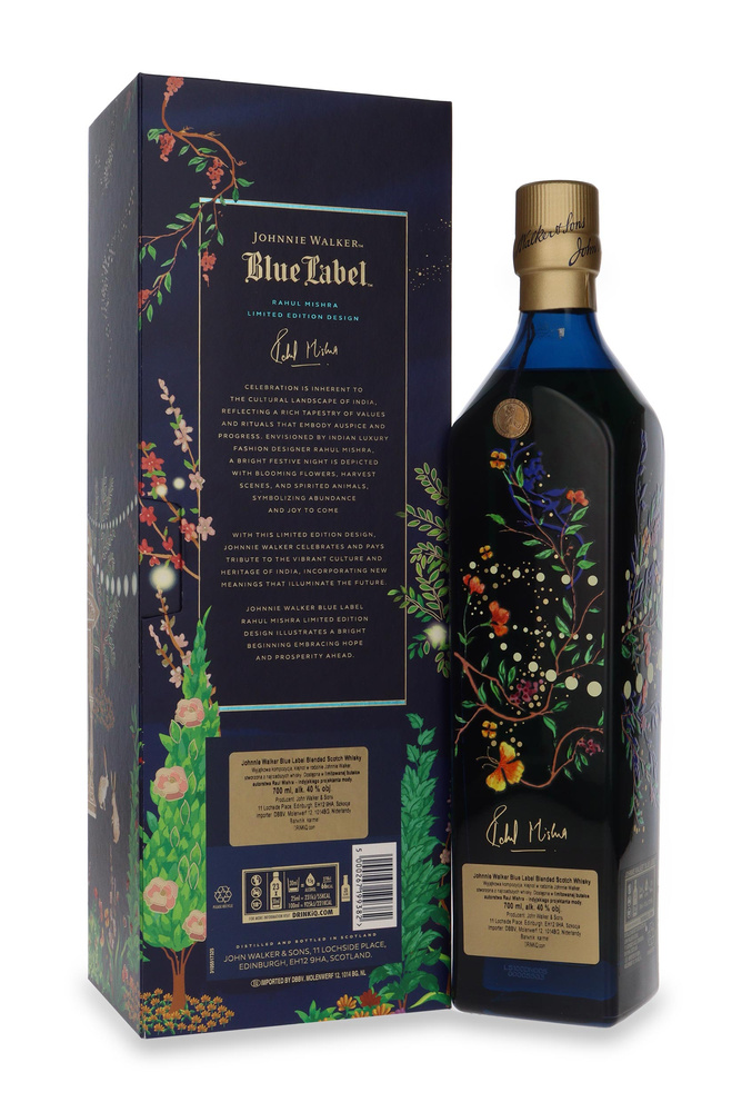 Johnnie Walker Blue Label Rahul Mishra Diwali Edition 2025 /40% / 0,7l