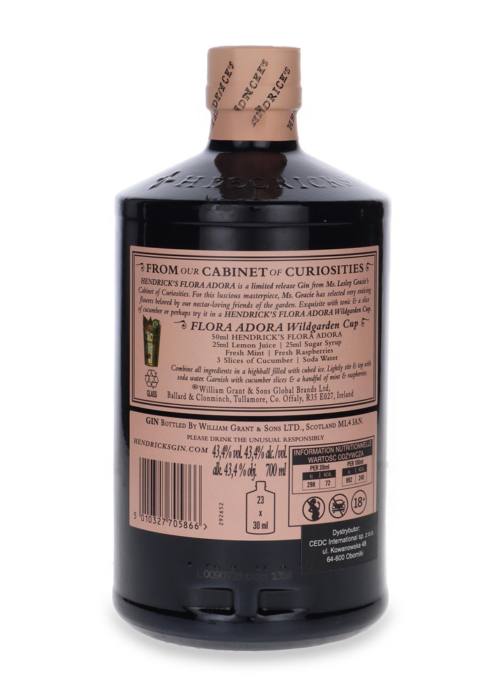 Hendrick's Flora Adora Gin / 43,4% / 0,7l
