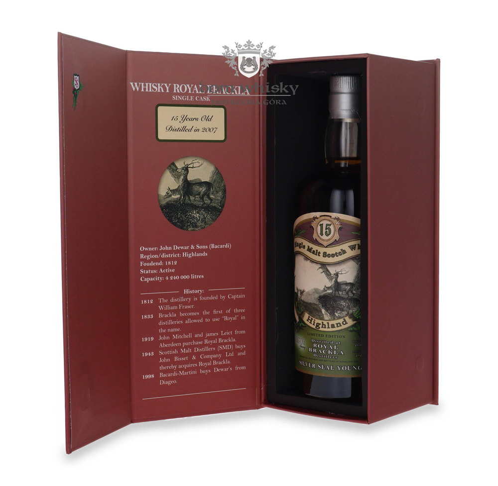 Royal Brackla 15 Year Old (D.2007, B.2023) Silver Seal Young / 59.3% / 0.7l