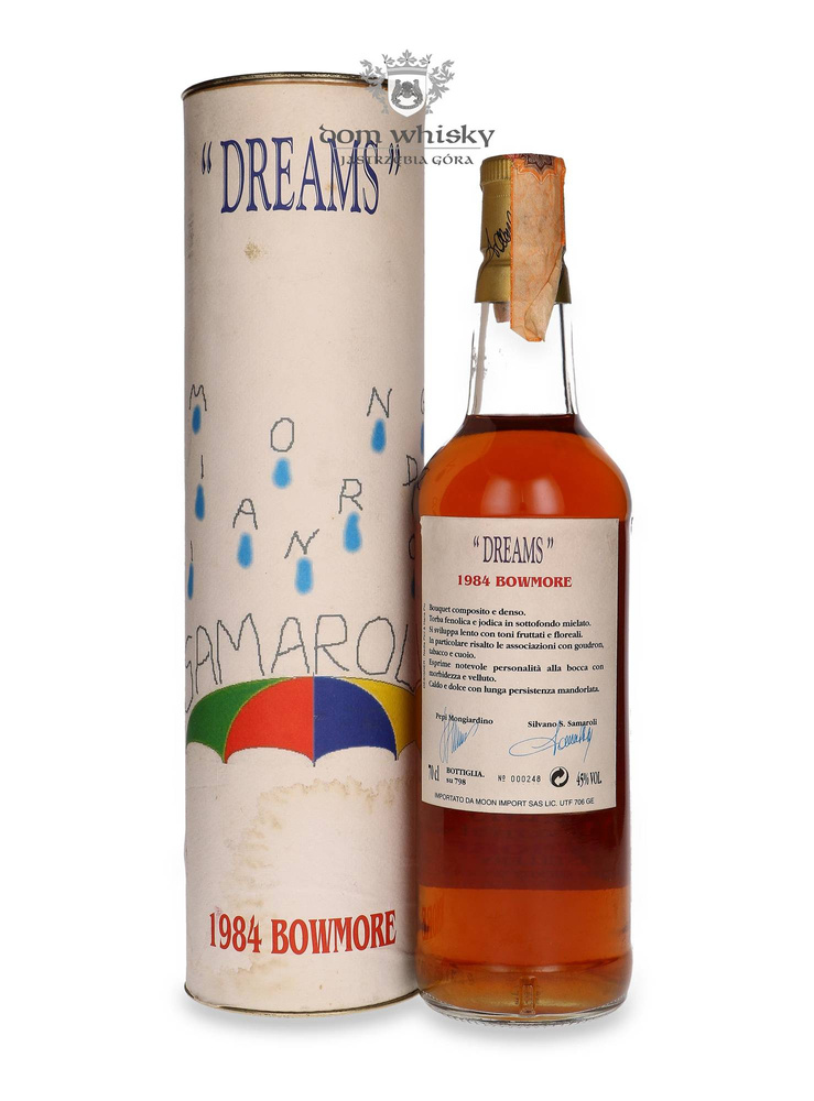 Bowmore 1984 (Bottled 1999) Dreams, Samaroli &amp; Moon Import /45% / 0.7l