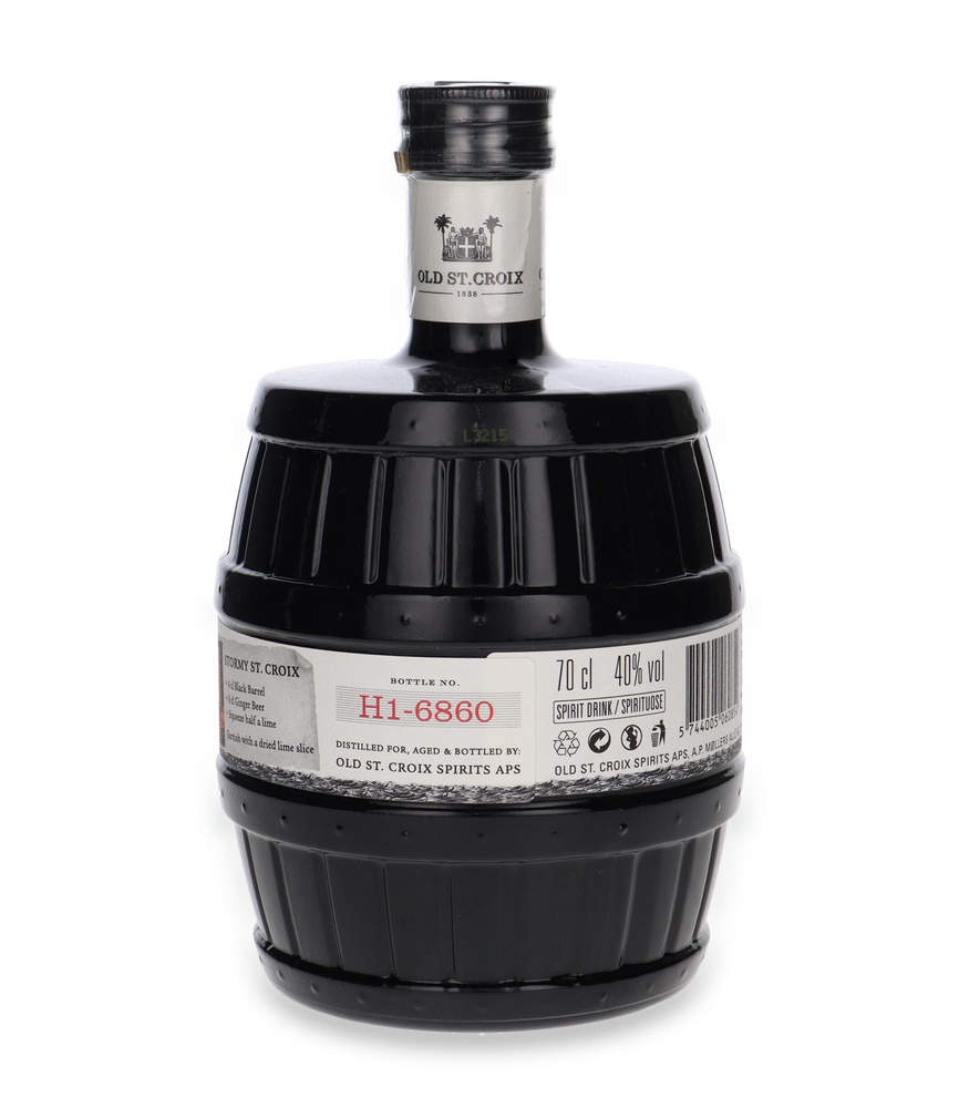 Old St. Croix Black Barrel Navy Spiced Rum / 40% / 0,7l