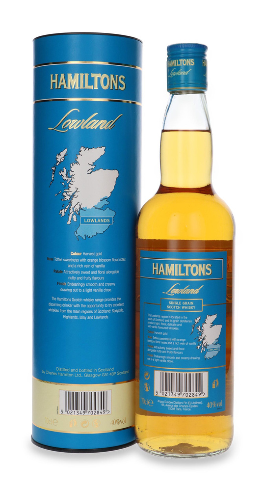 Hamiltons Lowland Single Grain Whiskey / 40% / 0.7l