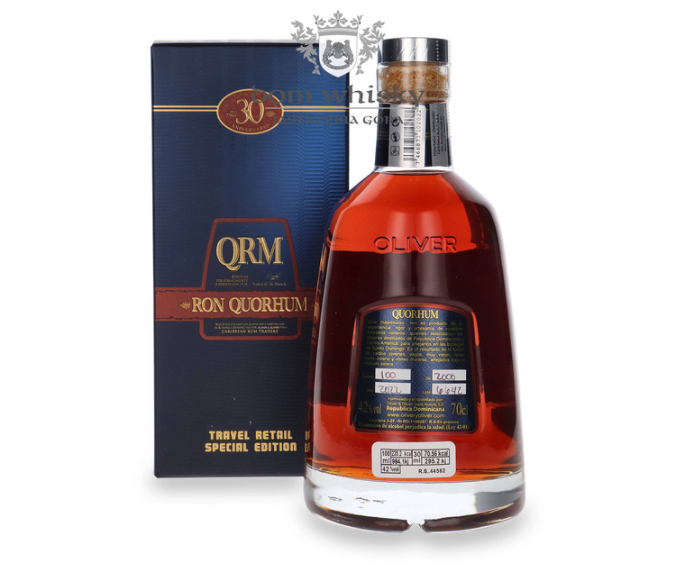 Ron Quorhum 30 Anniversario Travel Retail Special Edition / 42% / 0,7l 