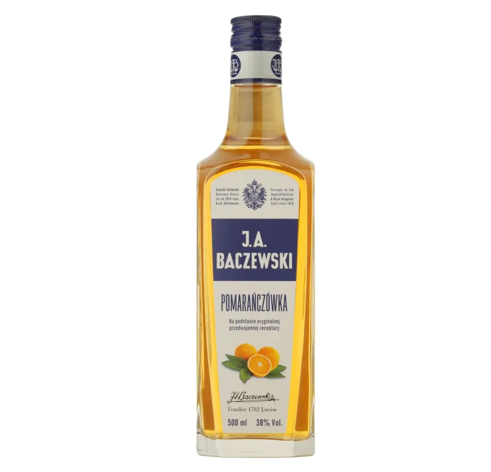 Wódka J.A. Baczewski Pomarańczówka / 38% / 0,5l