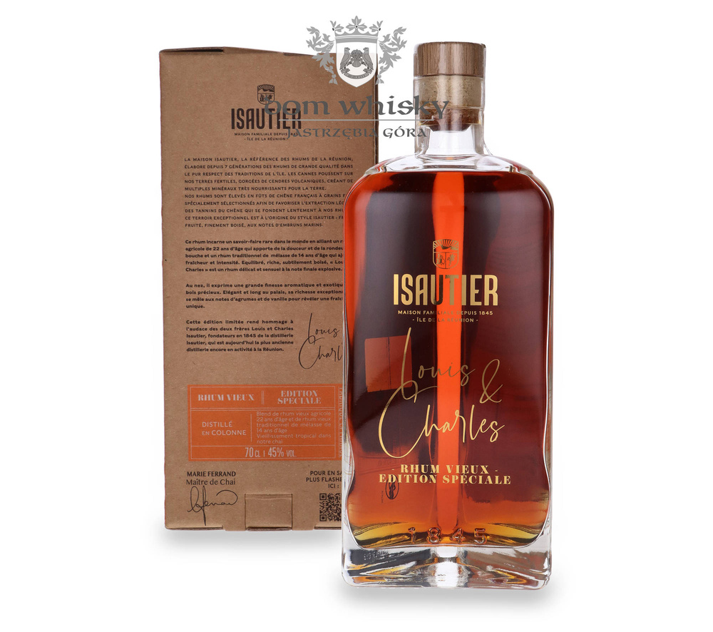 Isautier Louis &amp; Charles Rhum Vieux Edition Speciale / 45% / 0.7l