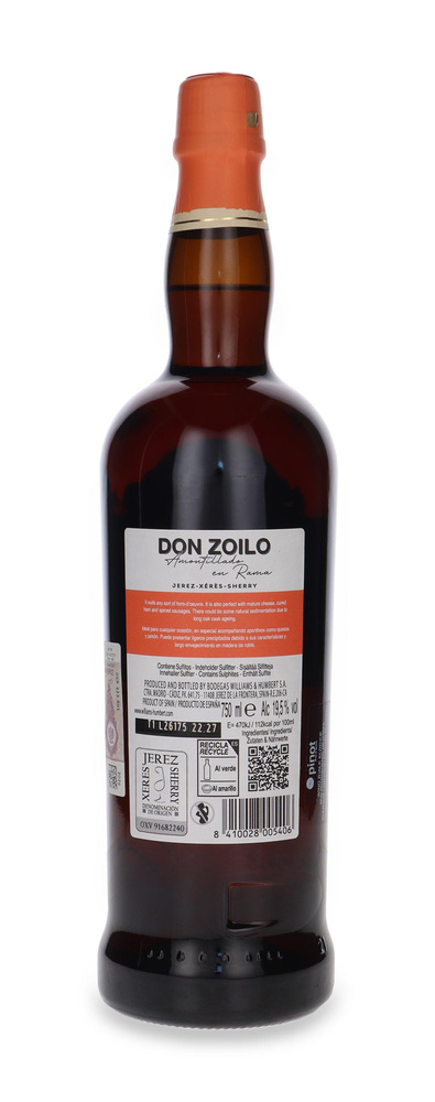 Don Zoilo Amontillado Sherry 15-letni / 19,5% / 0,75l