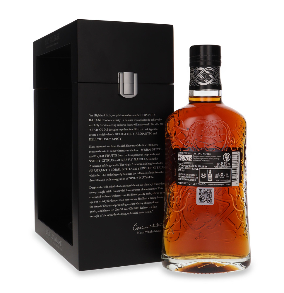 Highland Park 30 years old, 2023 Release/ 45.1% / 0.7l