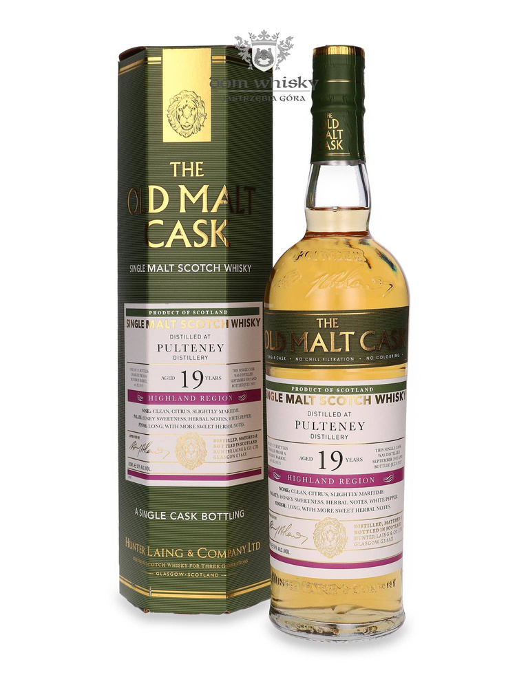 Pulteney 19-year-old (B.2002, B.2022) Old Malt Cask / 50%/ 0.7l
