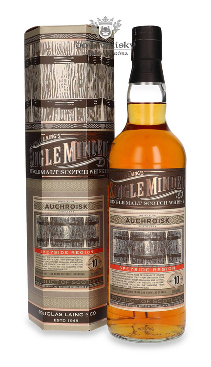 Auchroisk 10-letni, Douglas Laing’s Single Minded / 43%/ 0,7l