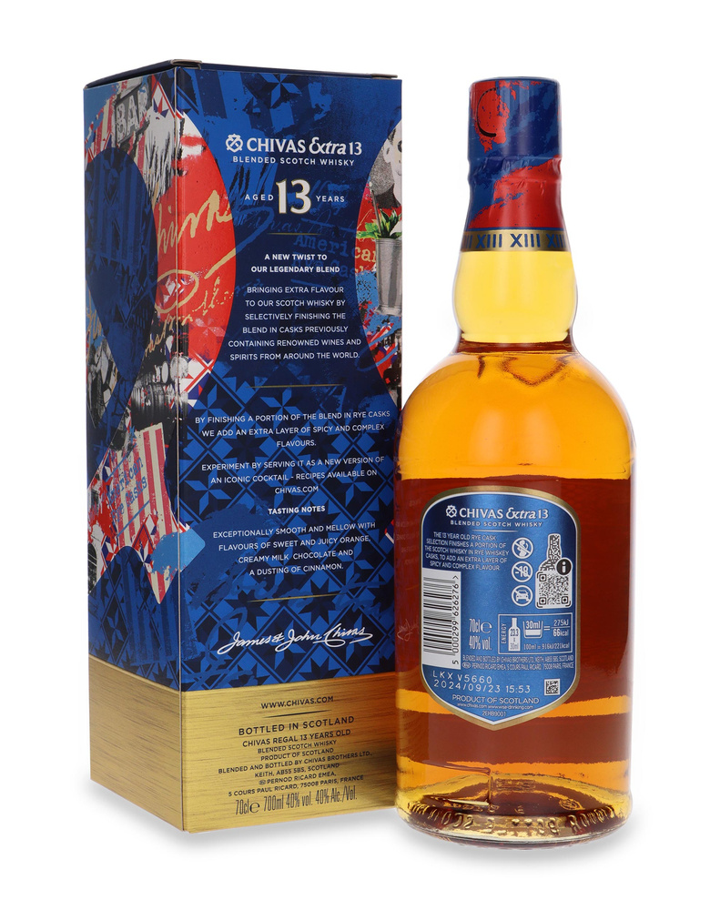 Chivas Regal Extra 13-year-old, American Rye Cask /40%/ 0.7l