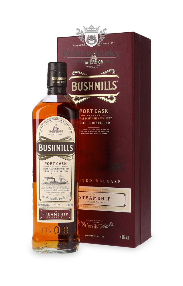Bushmills Port Cask Reserve The Steamship Collection / 40% / 0.7l