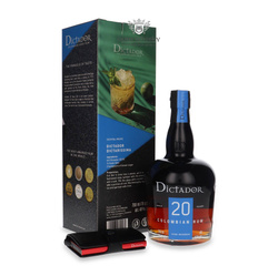 Dictador 20-year-old Rum + Wallet / 40% / 0.7l