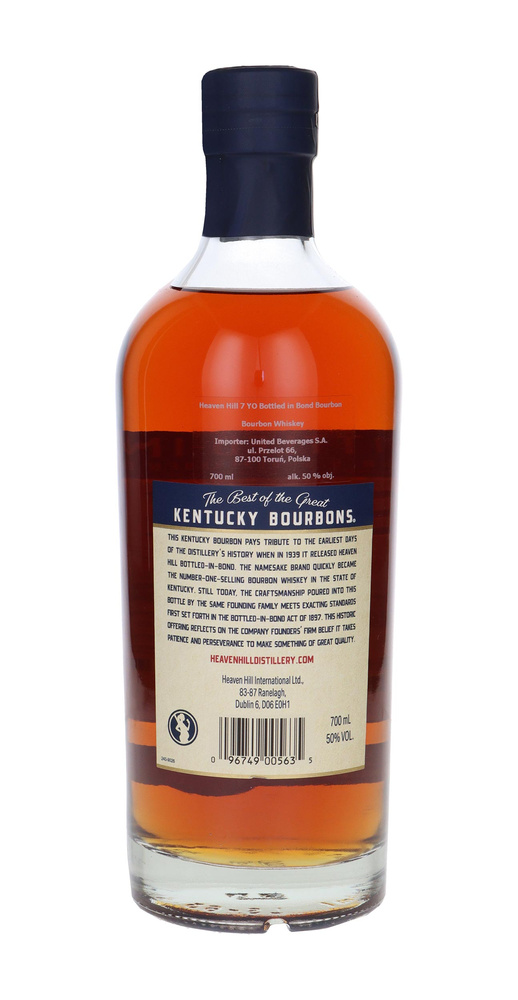 Heaven Hill 7-letni Bottled in Bond Bourbon 50% 0,7l