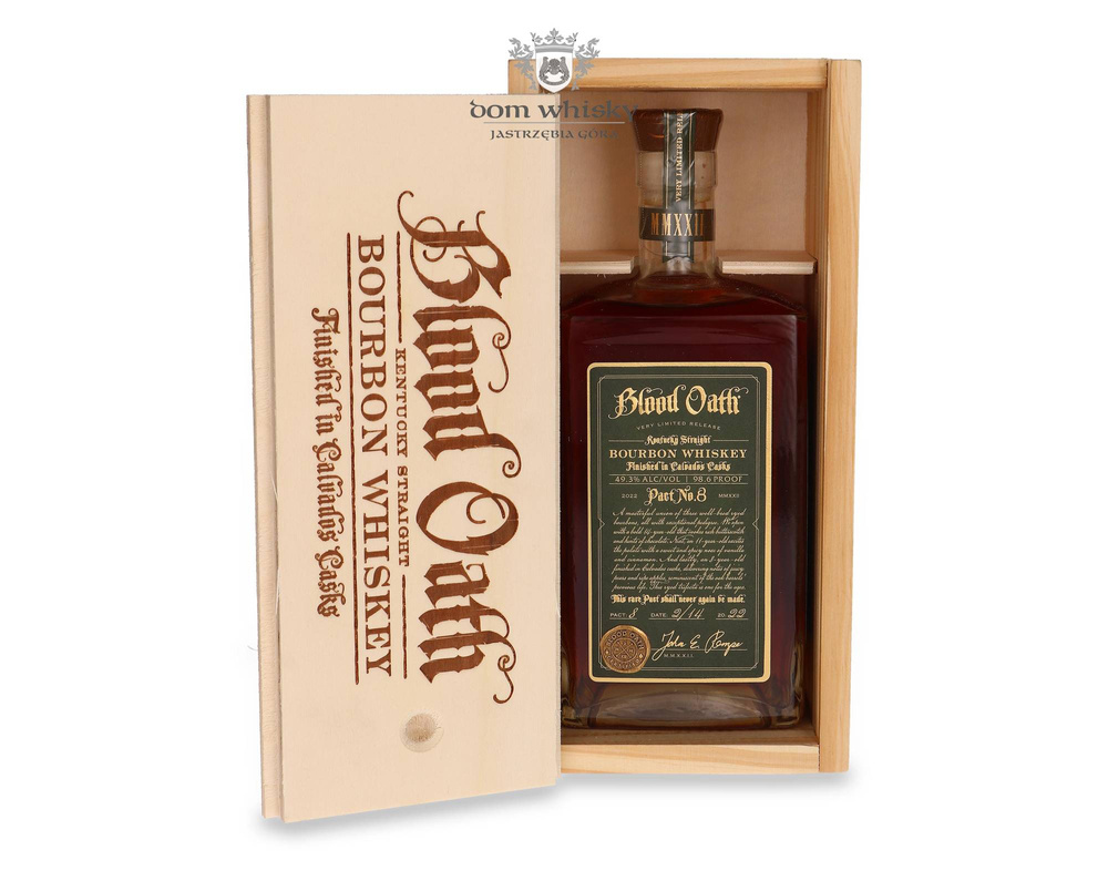 Blood Oath Straight Bourbon Pact No. 8 Limited Release 2022 / 49,3% / 0,75l