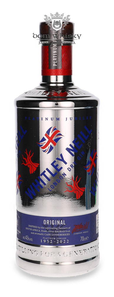 Whitley Neill Original Gin, Platinum Jubilee Edition / 43%/ 0.7l