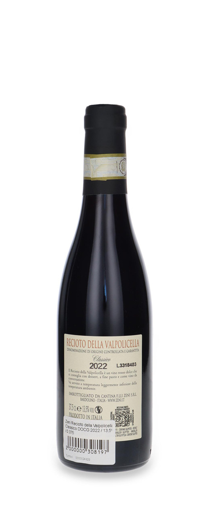 Zeni Recioto della Valpolicella Classico DOCG 2022 / 13,5% / 0,375
