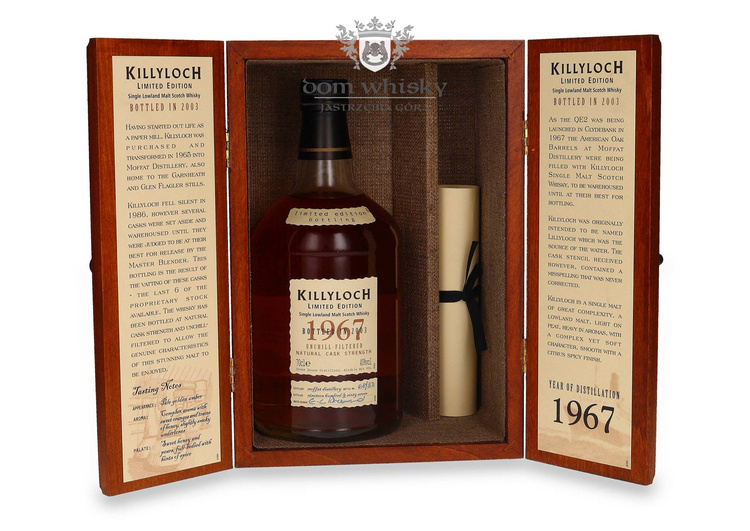 Killyloch 1967 (Bottled 2003) Limited Edition / 40%/ 0,7l