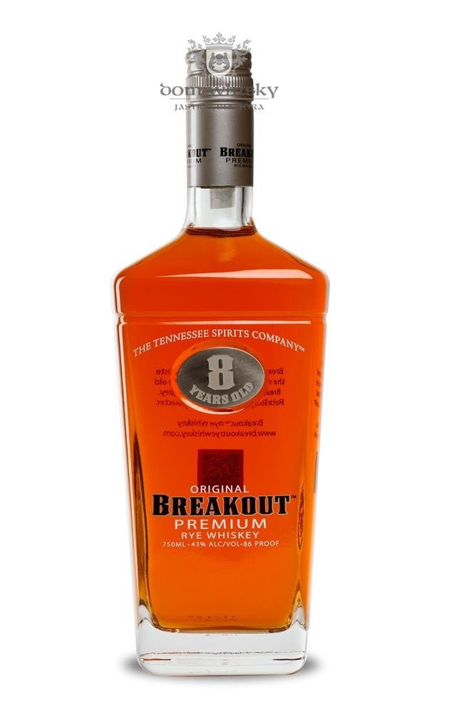 Breakout 8-year-old Premium Rye Whiskey / 43% / 0.75l