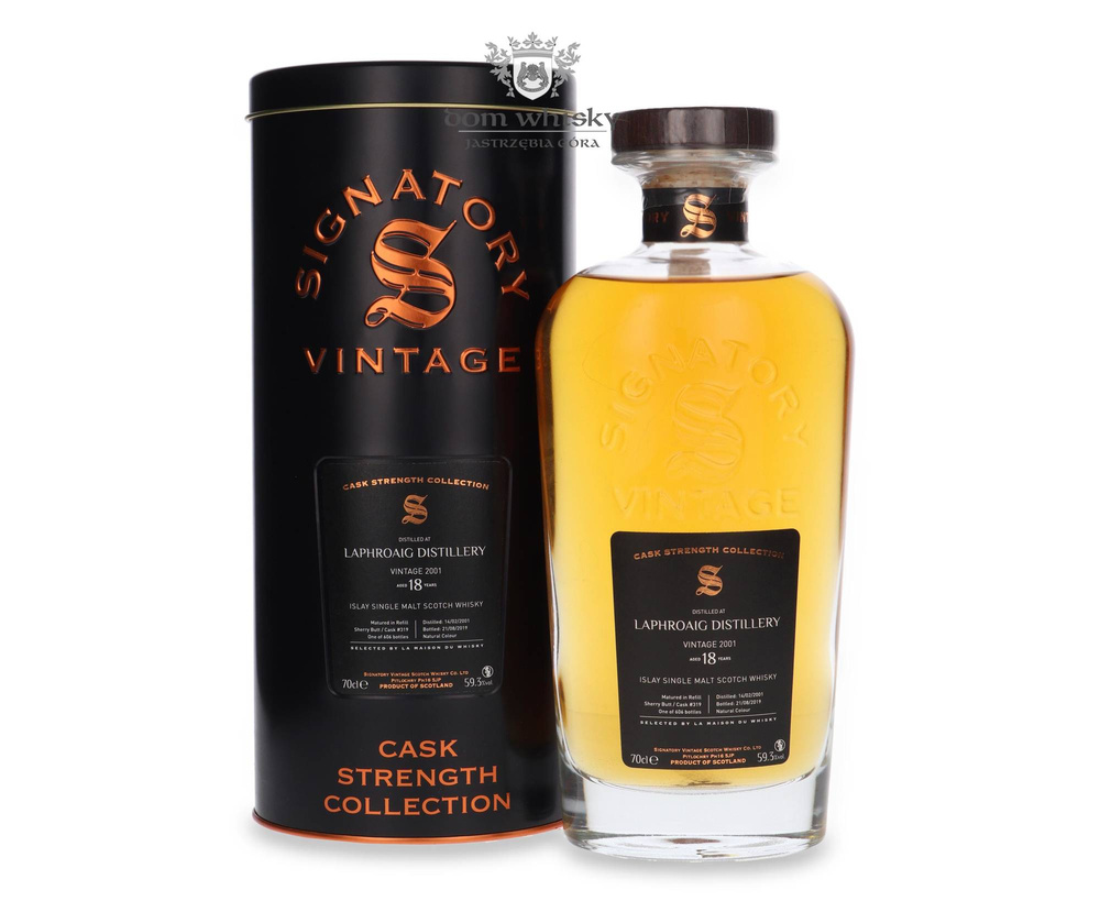 Laphroaig 18-year-old (D.2001, B.2019) Signatory Vintage / 59.3%/ 0.7l