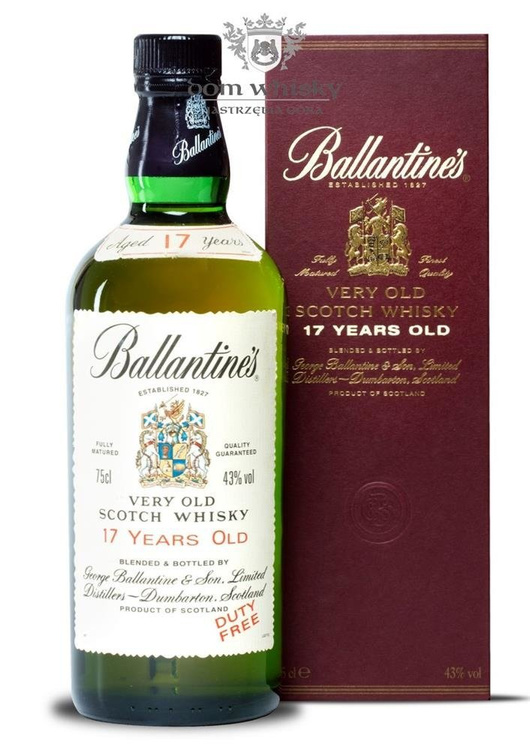 Ballantine’s 17-letni (Bottled 1990s/2000s) / 43%/ 0,75l	