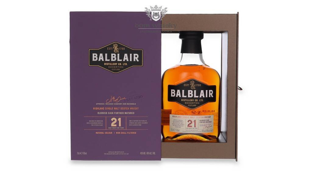 Balblair 21 years old / 46% / 0.7l