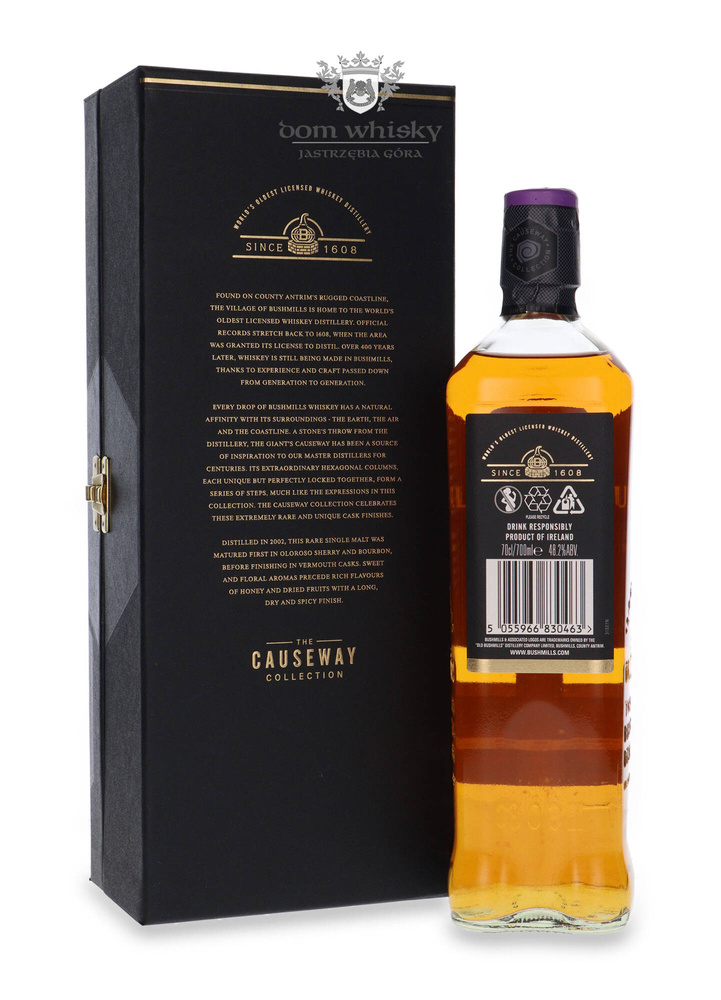 Bushmills 2002 The Causeway Collection Vermouth Casks / 48,2%/ 0,7l