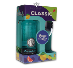 Puerto de Indias Classic Premium Gin z kieliszkiem / 40% / 0,7l