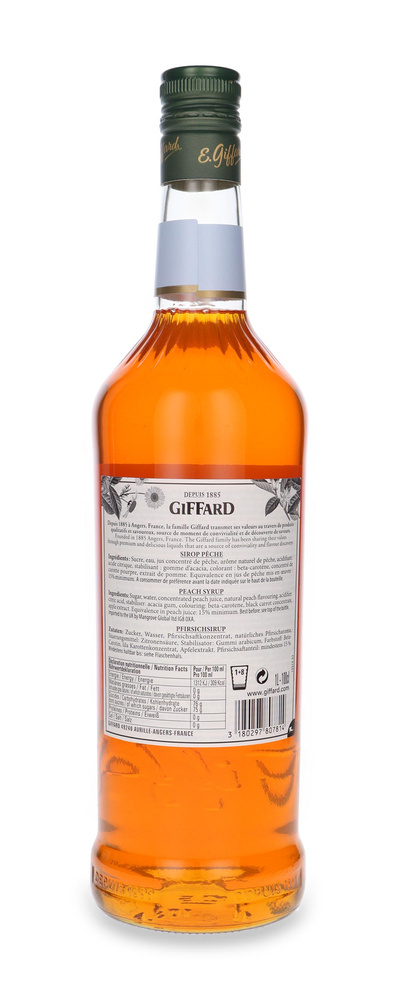 Giffard Peach bar syrup / 1l