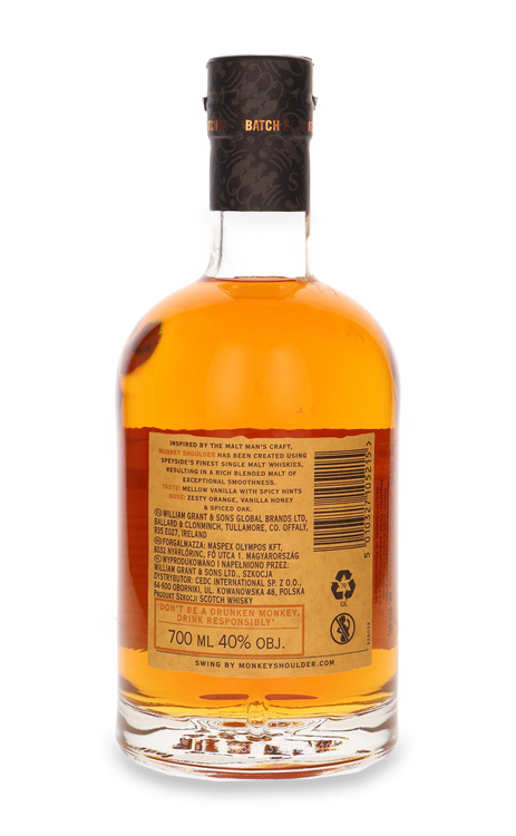 Monkey Shoulder Blended Malt / 40% / 0,7l