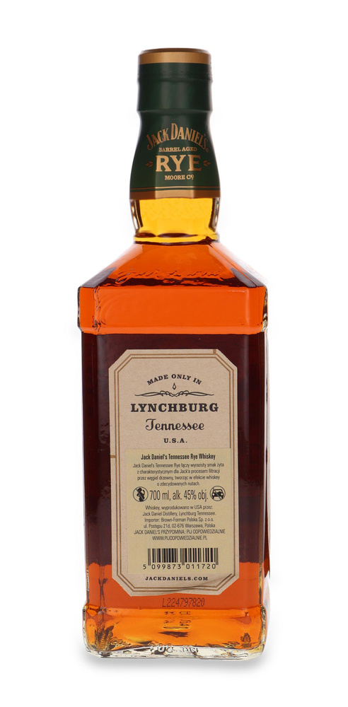 Jack Daniel's Tennessee Rye Whiskey /45%/ 0.7l
