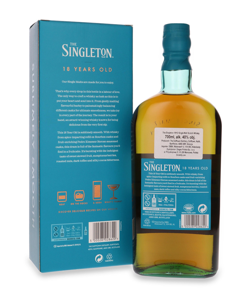 The Singleton of Dufftown 18-letni / karton / 40% / 0,7l